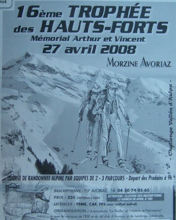 Affiche trophée des Hauts Forts 2008